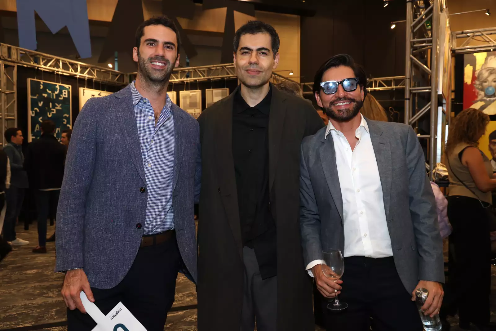 Santiago Pérez Teuffer, Armando Longoria y Alex Pineda 