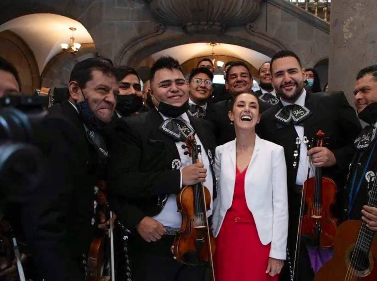 El festejo de Claudia Sheinbaum