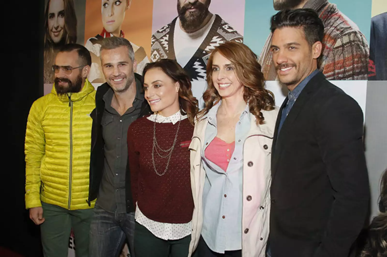 Manolo Caro,Jorge Poza,Juan Pablo Medina,Marimar Vega,Irán Castillo y Erick Elías