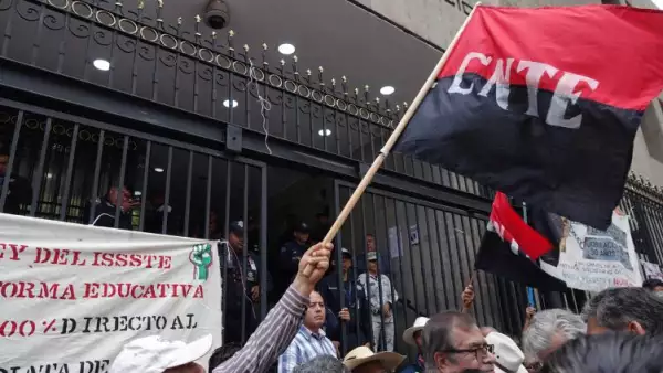 Protesta de la CNTE