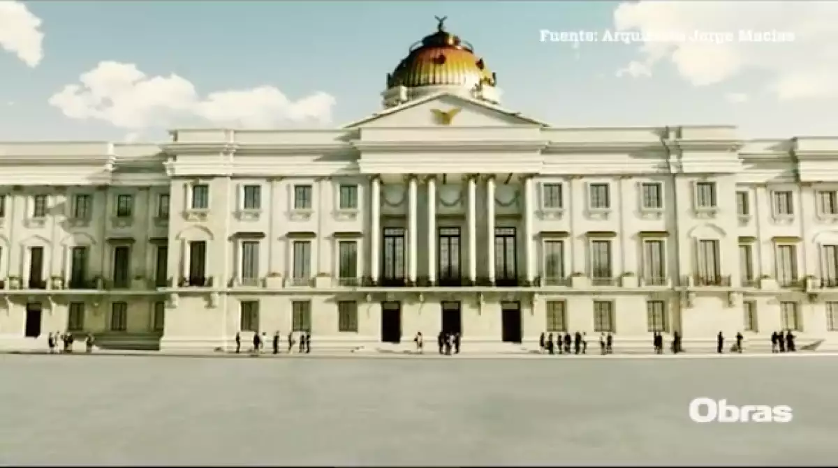 asi hubiera sido el monumento a la revolución