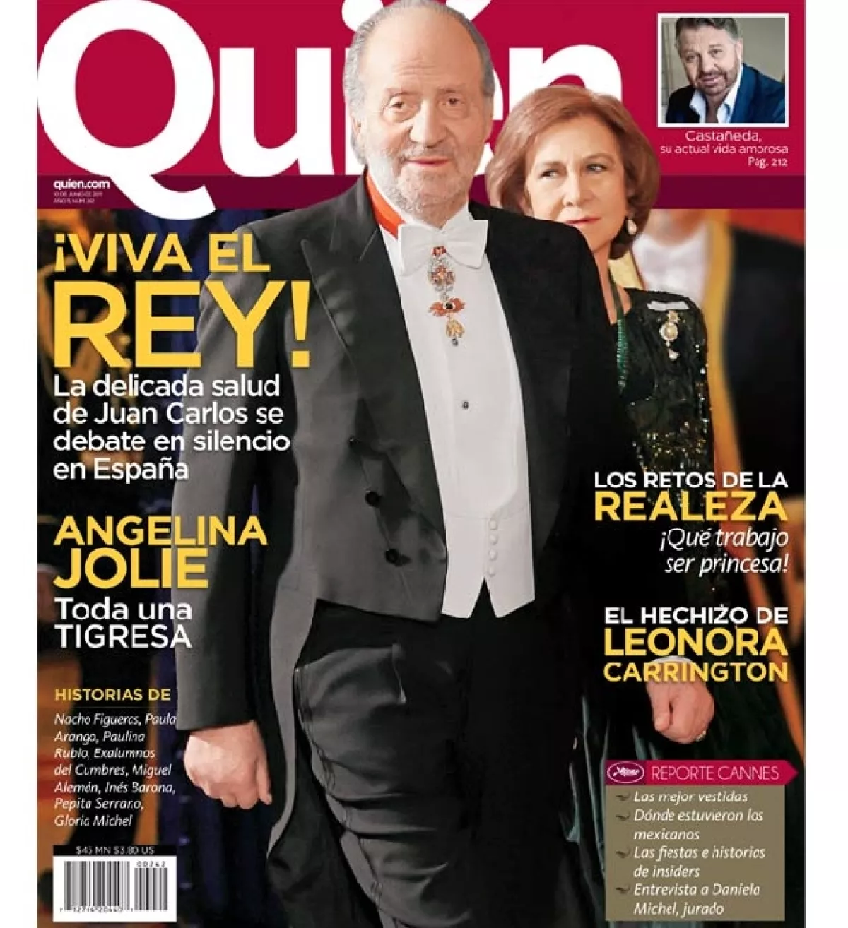 La portada de la nueva revista Quién dedica su portada al Rey Juan Carlos.