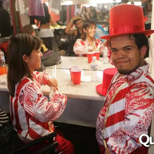 Backstage Gloria Trevi