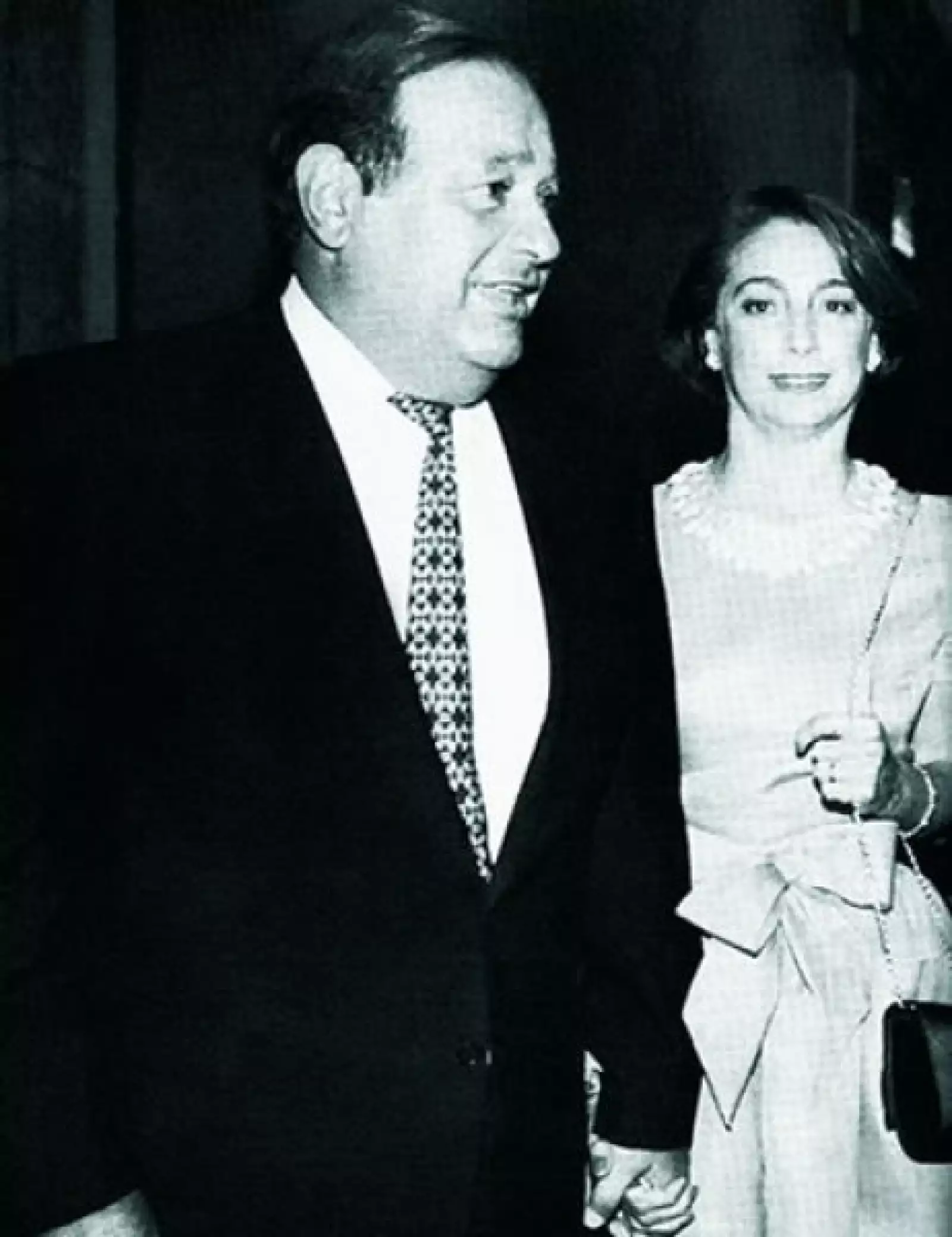 Carlos Slim Helú y su esposa, Soumaya Domit Gemayel.
