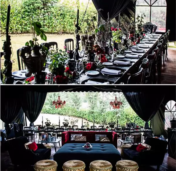 La ambientación y decoración del lugar fue tétrica.