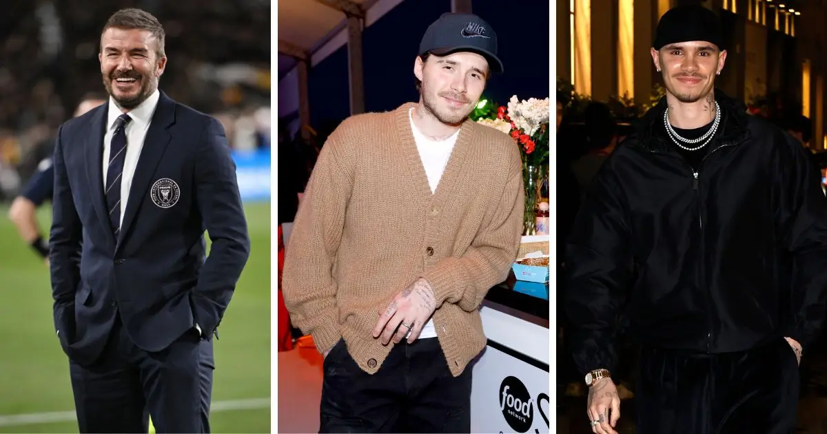 Brooklyn-Beckham-no-se-reunió-con-David-y-Romeo-Becham a pesar de estar en la misma ciudad