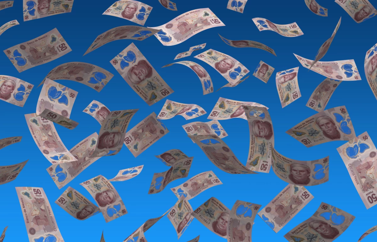 Flying Mexican Pesos