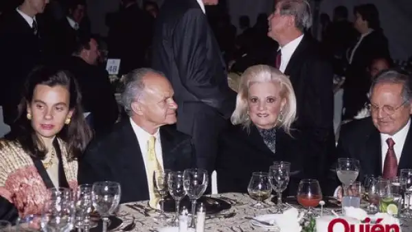 María Isabel Grañen de Harp, María de los Ángeles Vázquez Raña, Olegario Vázquez Raña, Alfredo Harp