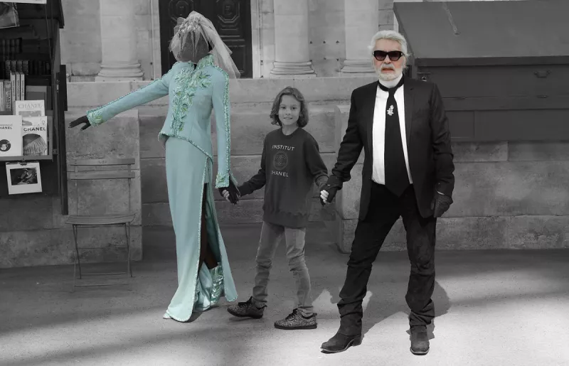 Karl-Lagerfeld-Kaia-Gerber
