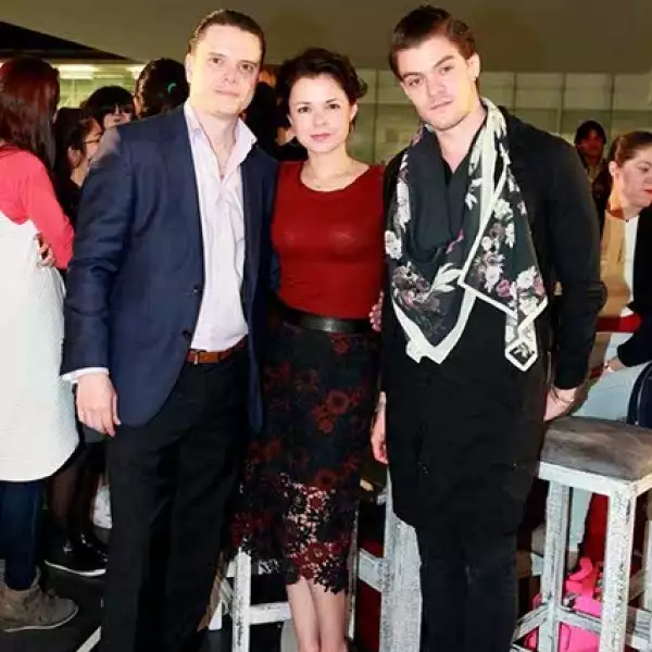 Claudio Alcayaga,Ana Luisa Trillo e Israel Parra