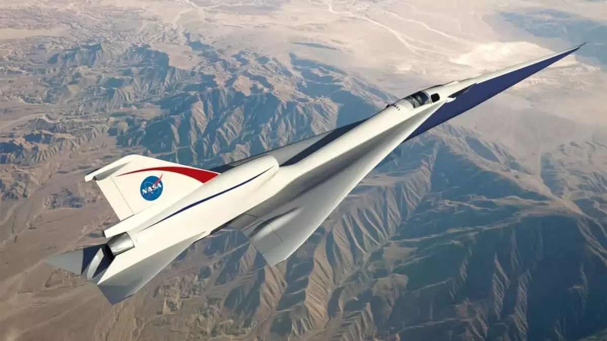 diseño de avión sónico de la nasa