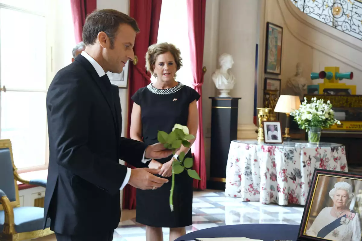 El presidente Emmanuel Macron