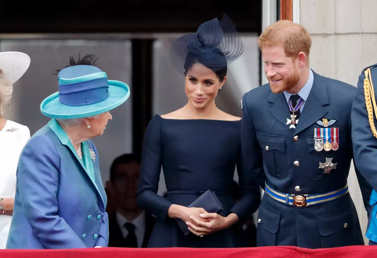 Meghan Markle y la reina Isabel II