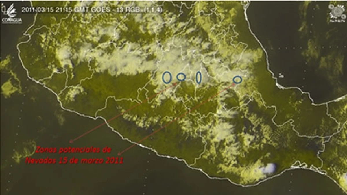La Conagua advierte de nevadas alrededor del Valle de México