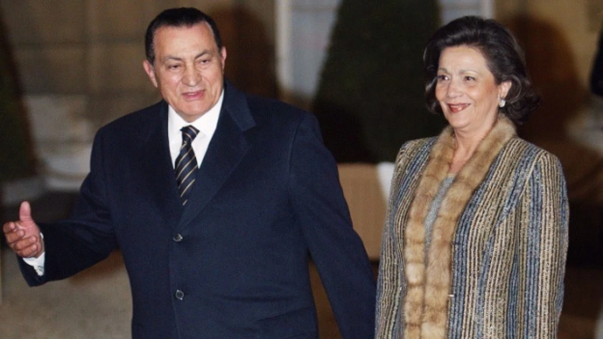 Pareja Mubarak