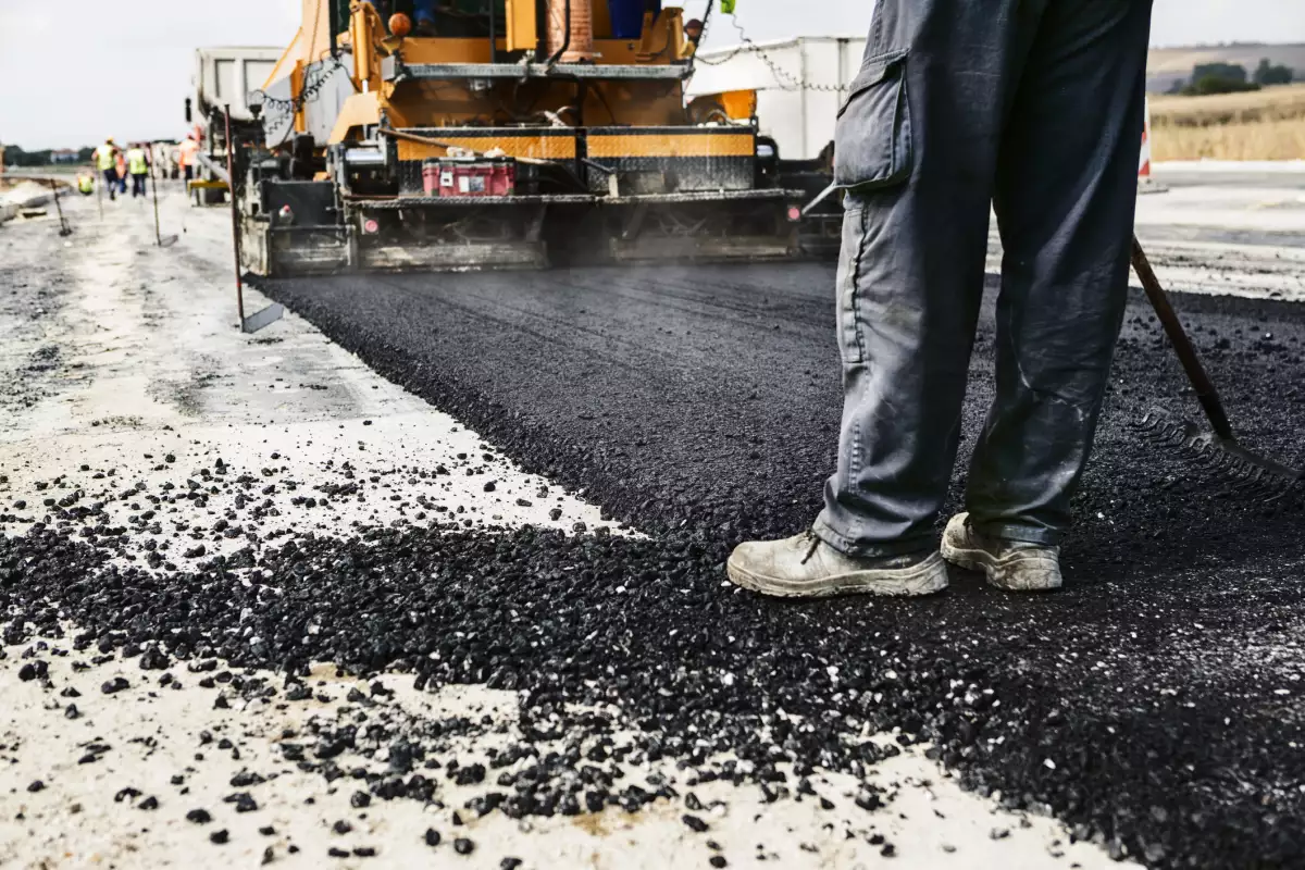 carretera en construcción