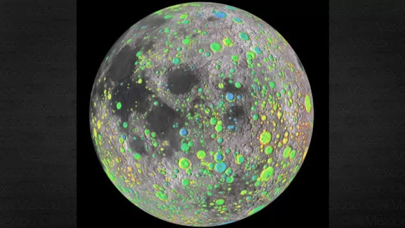 Los cráteres de la Luna