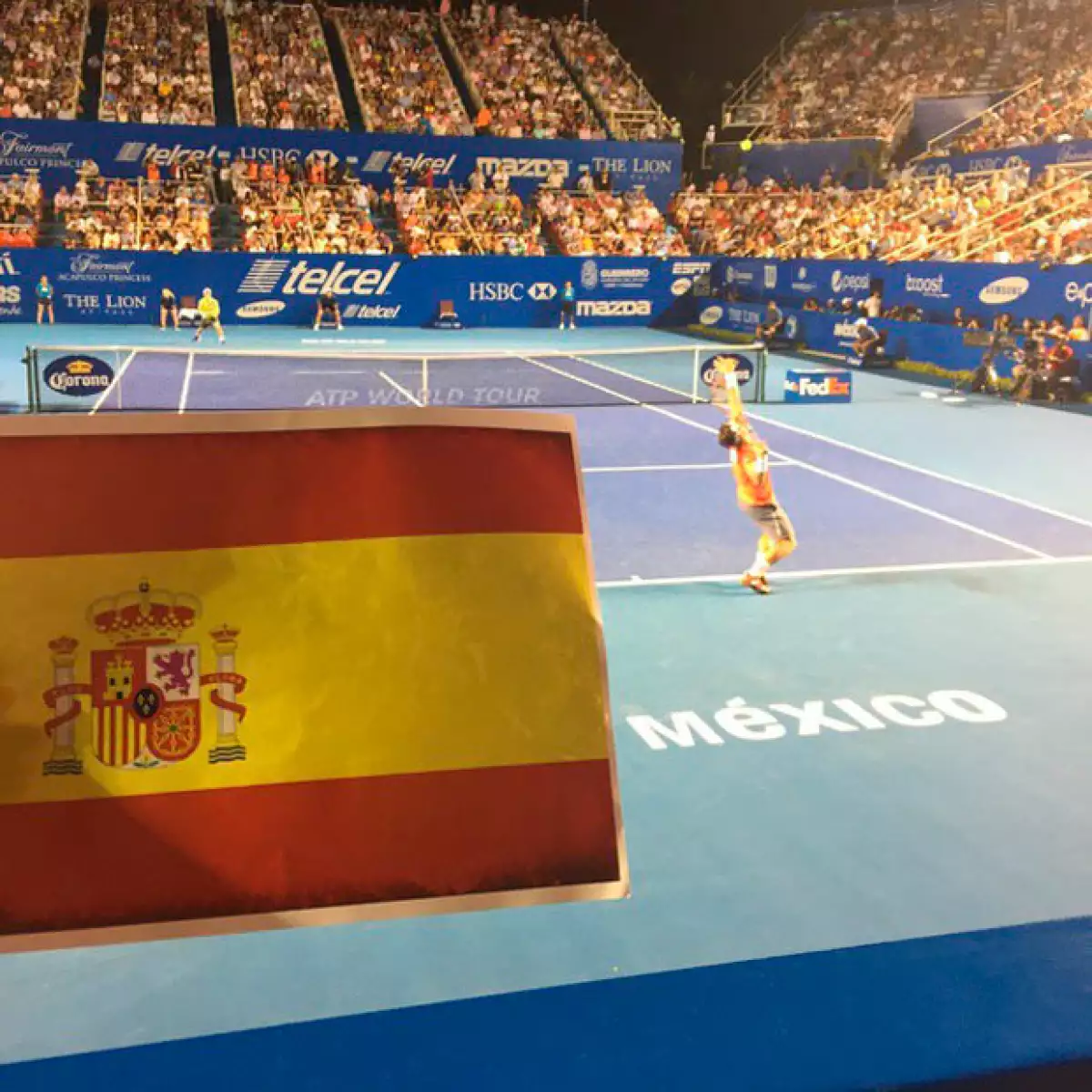 Desde un principio Eva mostró su apoyo al español.