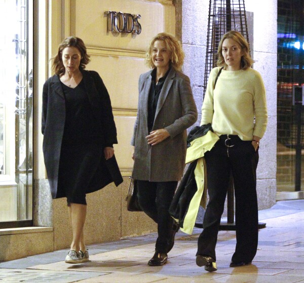 Celebrities Sighting In Madrid - April 02, 2014