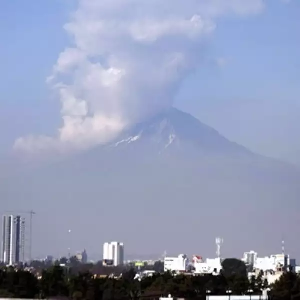 Imagen del volcan Popocatepetl