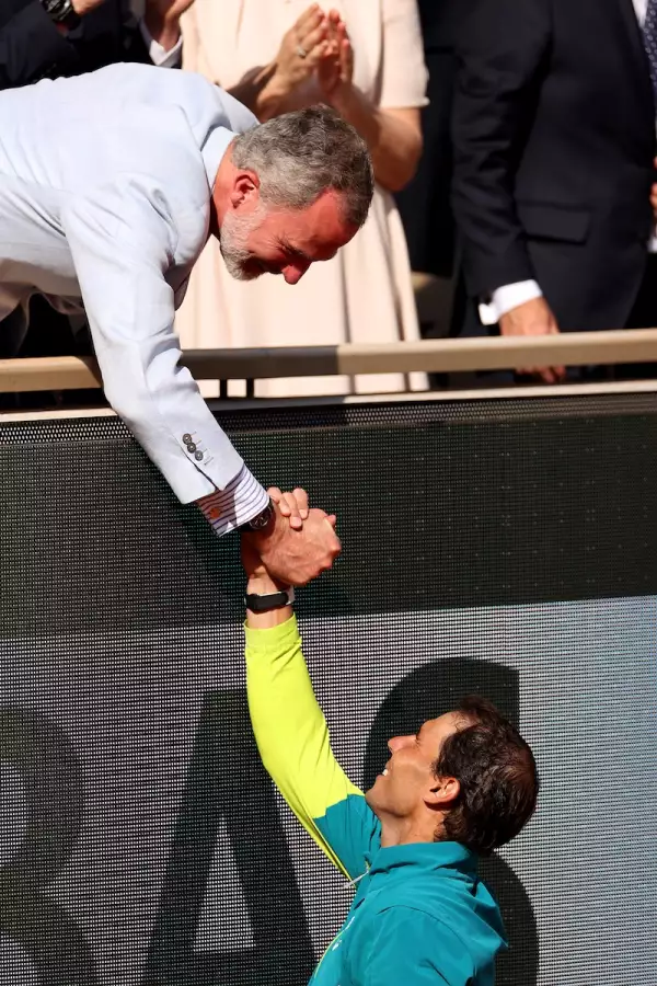 Felipe VI y Rafa Nadal