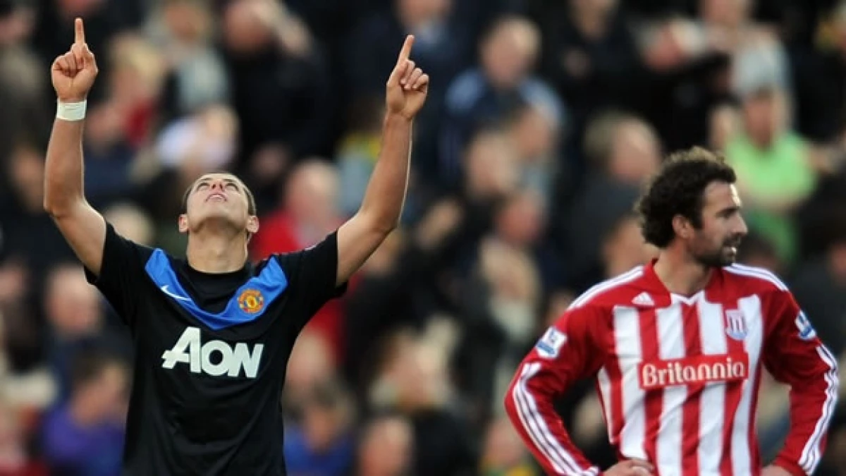 chicharito celebra gol