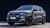 Una imagen de Renault Kwid en color gris.