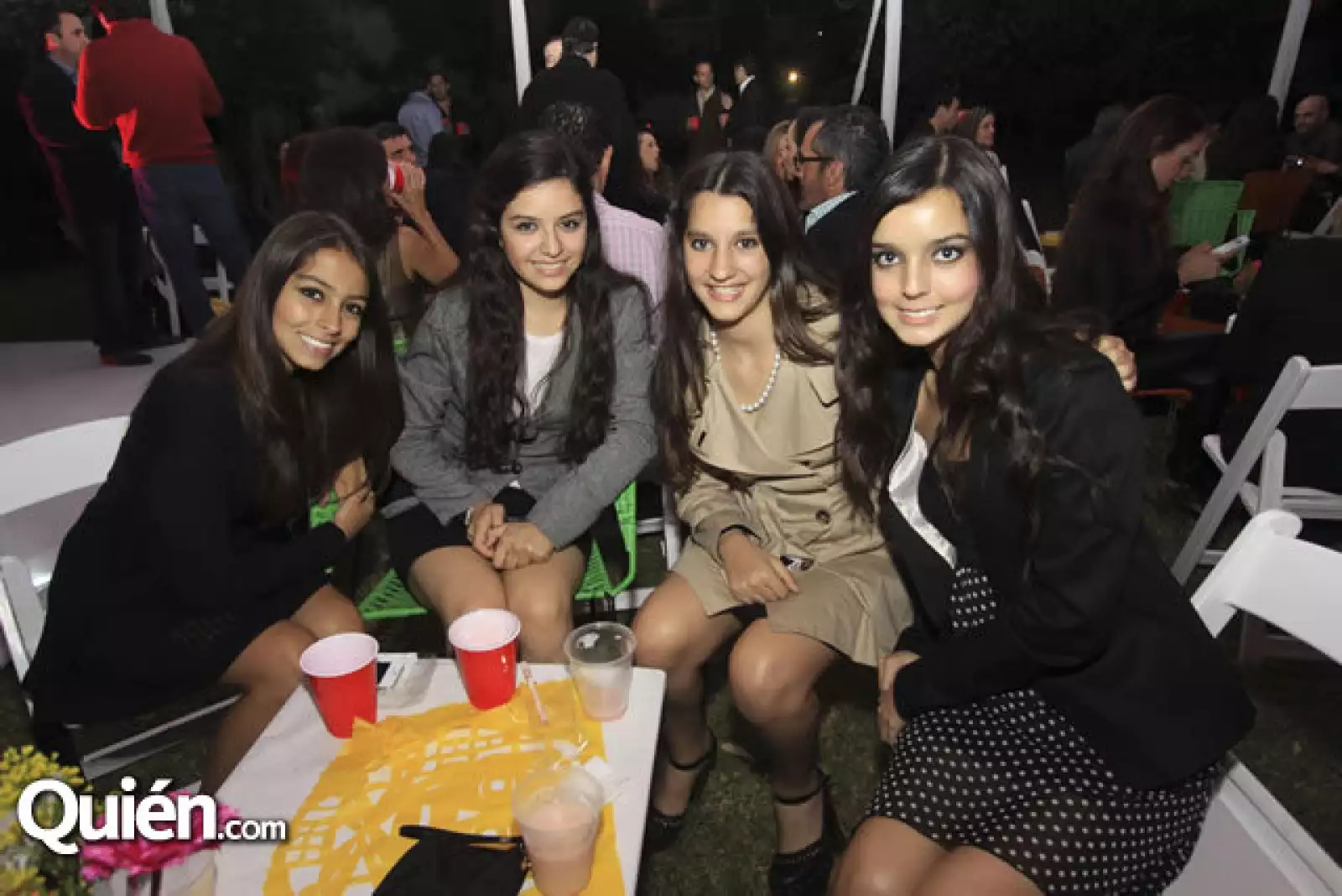 Ivana Martínez, Julieta Hernández, Marisy Peñón y Daniela Lozano