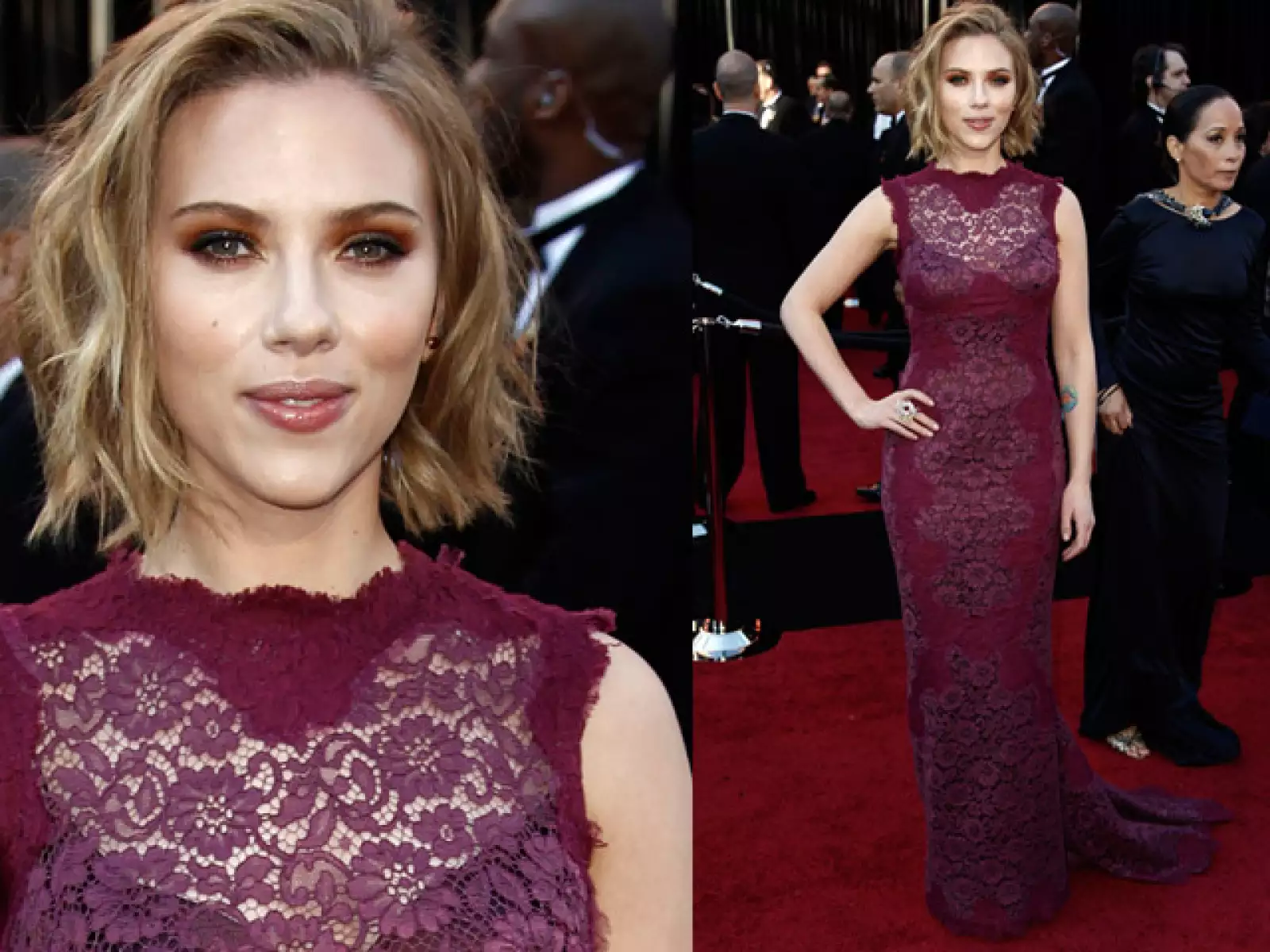 Scarlett Johansson en Dolce & Gabbana.