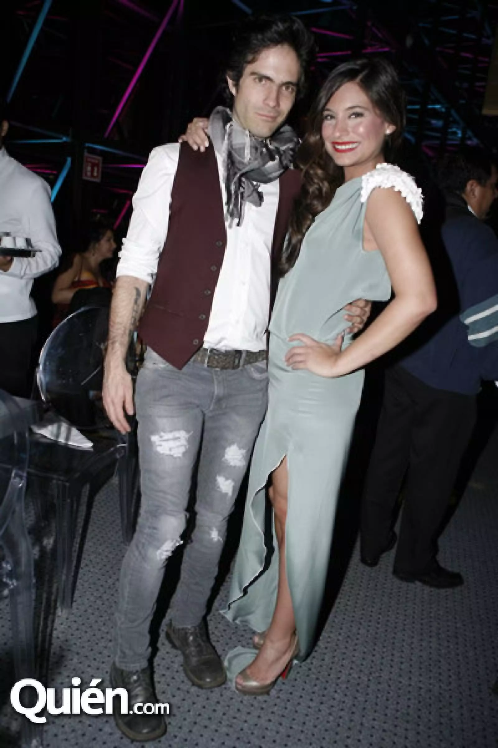 Osvaldo Benavides y Ana Brenda Contreras