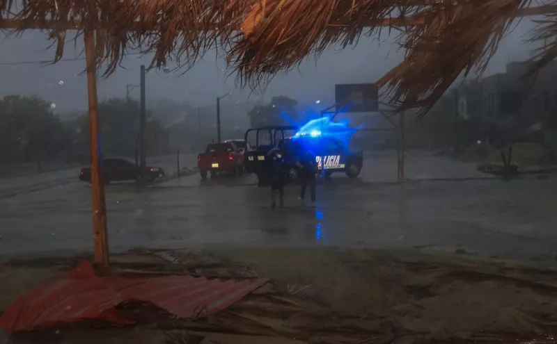 (Huracán Agatha en Huatulco)