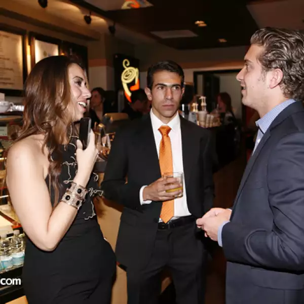 Michelle Mathelin, Abraham González y Alan Tawil