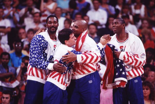 'Magic' Johnson con el 'Dream Team'
