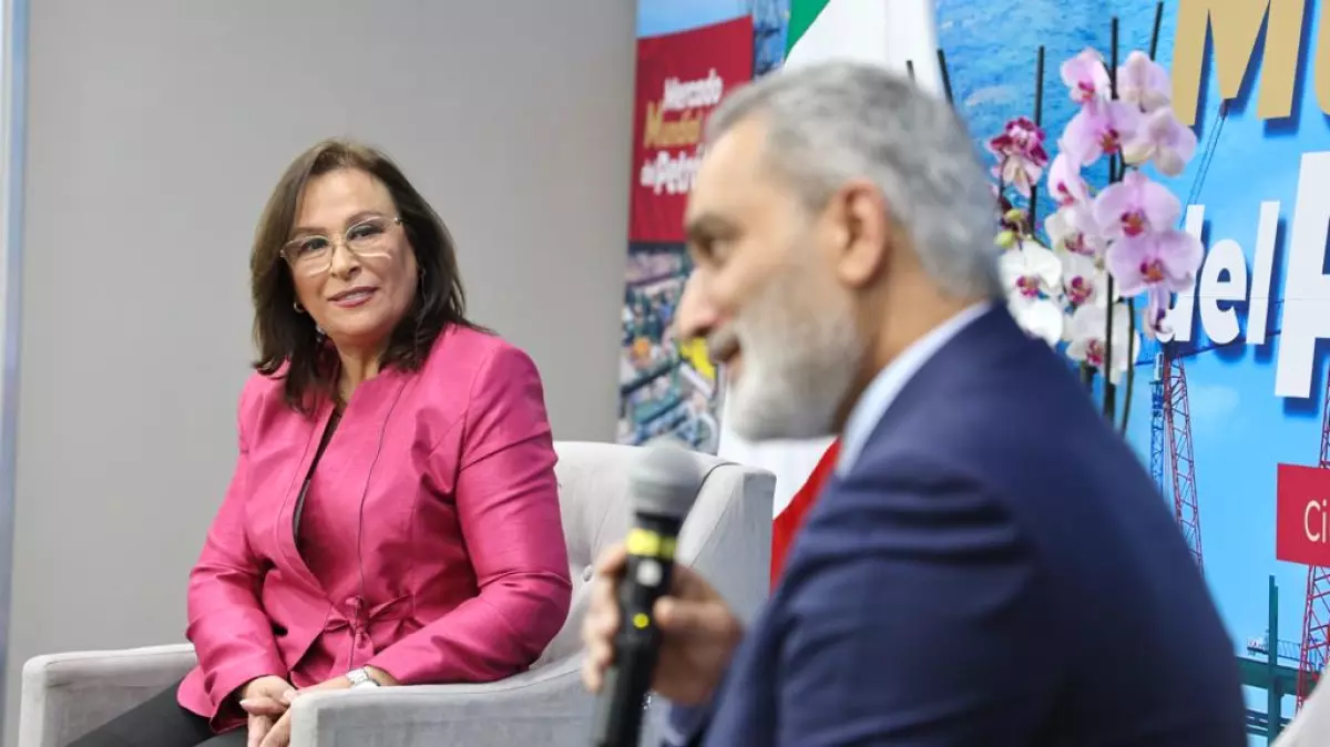 Rocío Nahle y Haitham Al-Ghais 