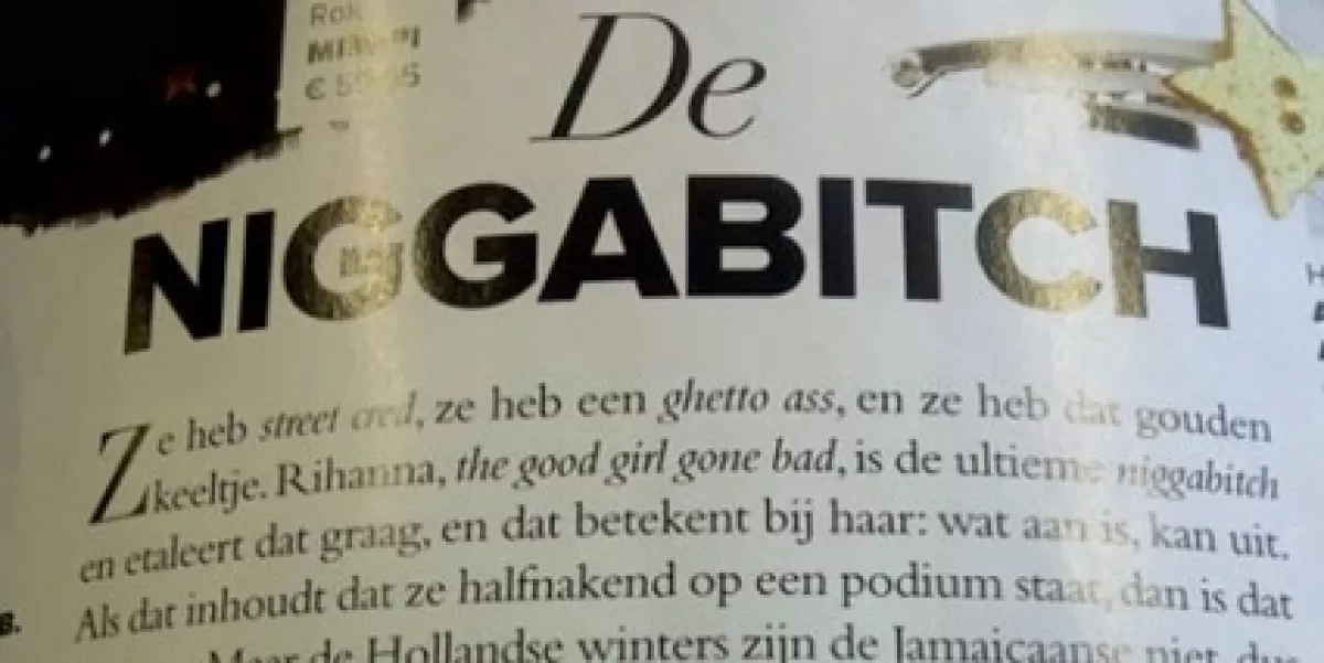En la revista `Jackie´ definen el estilo de Rihanna como el de una `Nigga Bitch´.