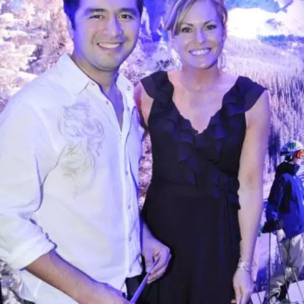 Mario Iván López y Christine Wight