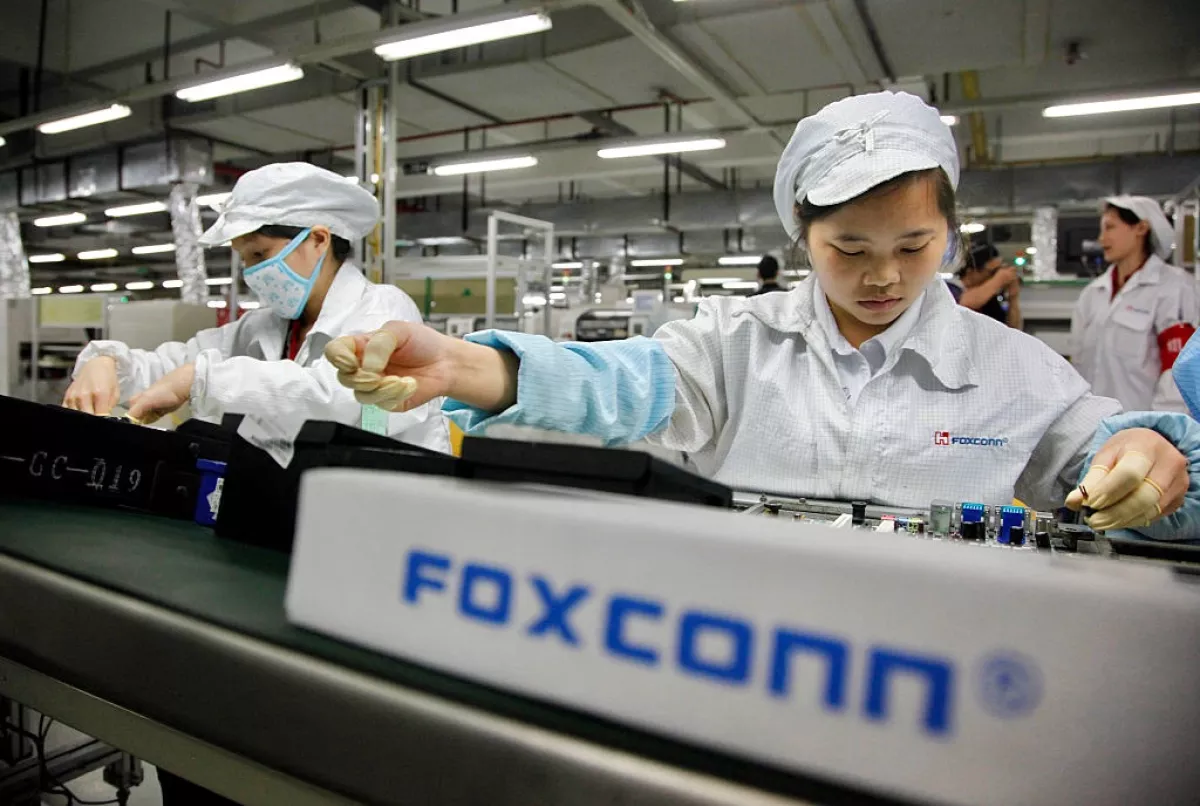 Foxconn, fabricante del iPhone, crece gracias a la presión arancelaria