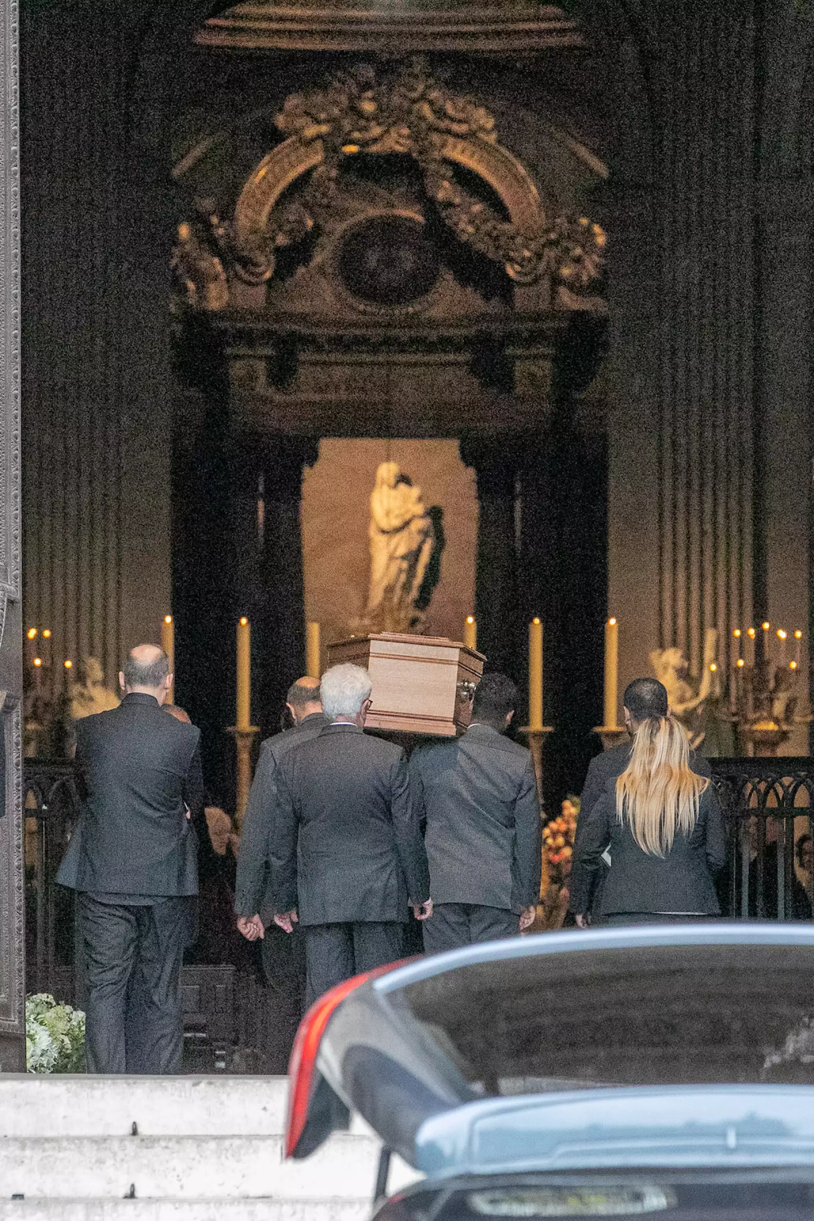Peter Lindbergh's Funerals At Eglise Saint Sulpice In Paris