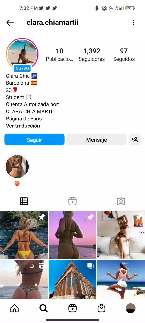 Filtran fotos de Clara Chia Marti supuesta novia de Piqué