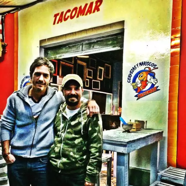 Mauricio se reunió con Rodrigo en su reciente visita a México para poner en marcha su restaurante.