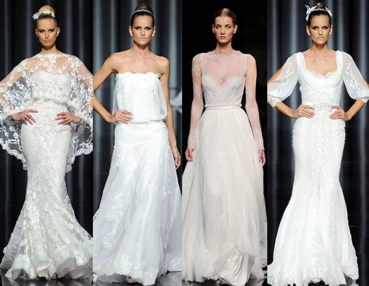 Diseños de Rosa Clará, Manuel Mota y Pronovias.