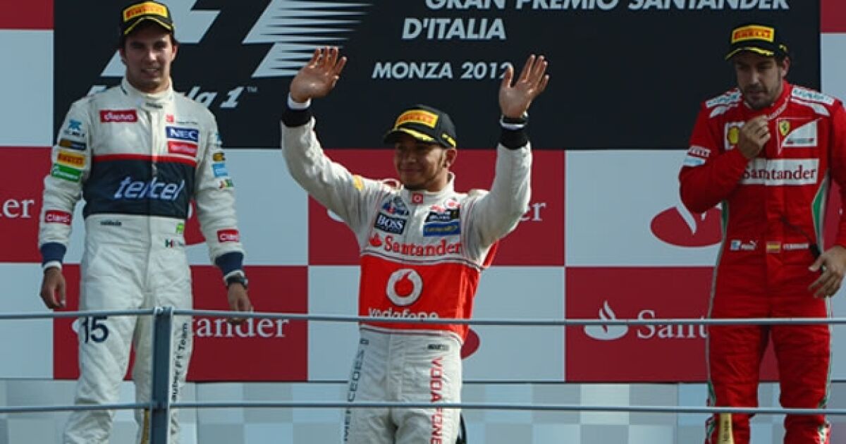 Sergio Pérez consigue el segundo lugar en el Gran Premio de Italia