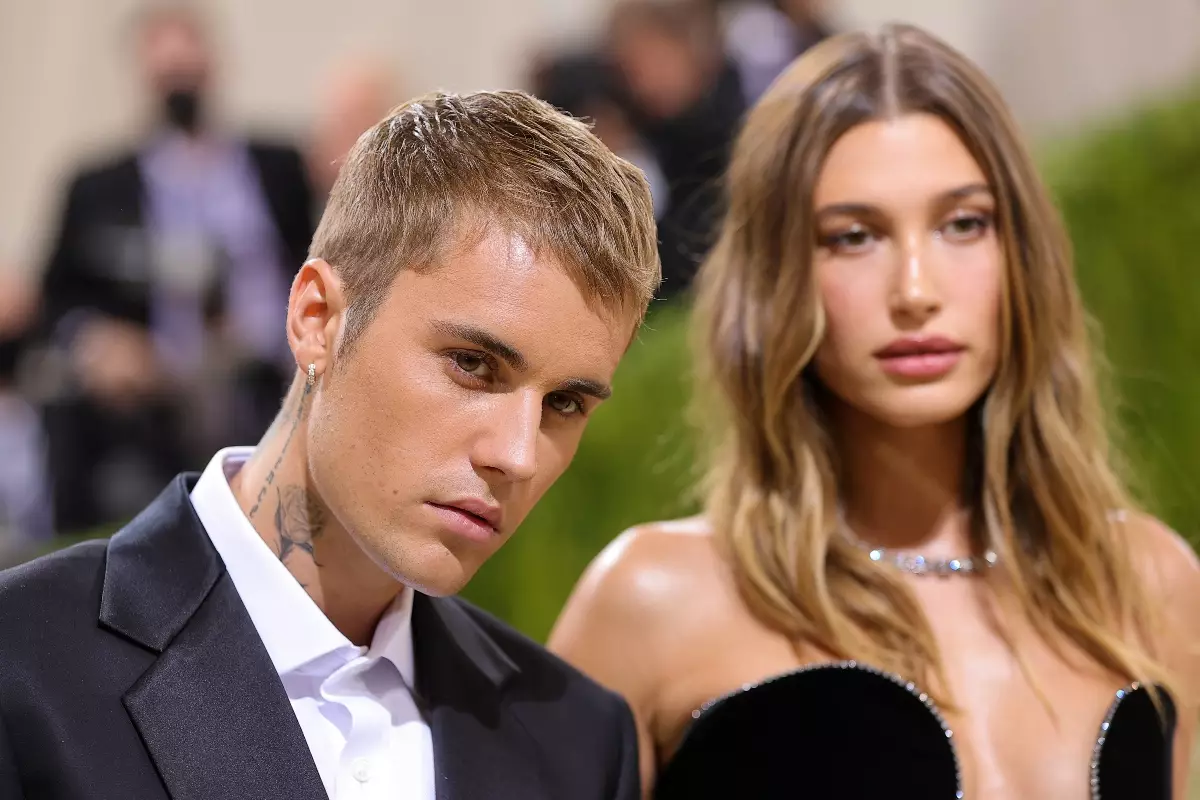Justin y Hailey Bieber durante la MET Gala del 2021
