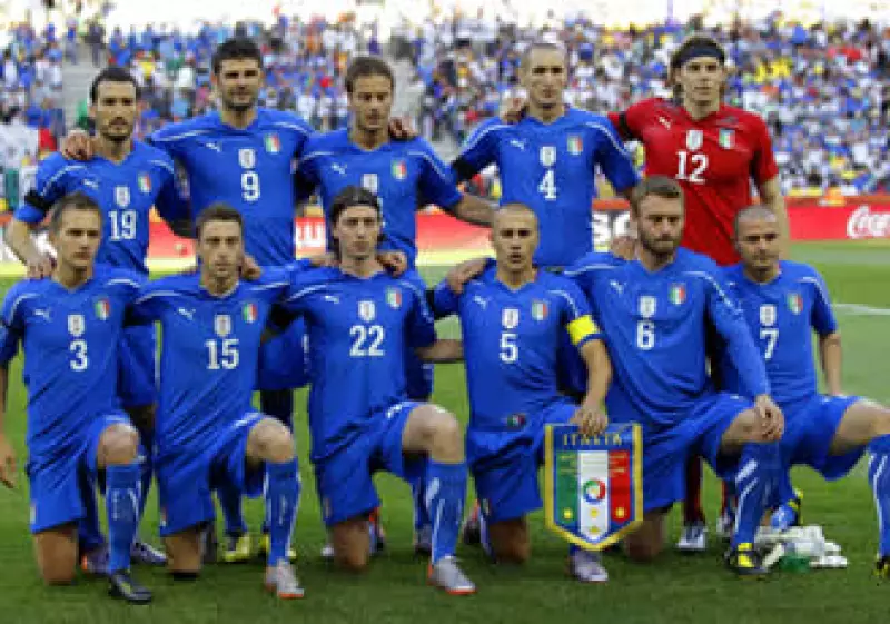 Puma patrocinó a 7 equipos dentro del Mundial de Sudáfrica 2010, entre ellos, Italia. (Foto: AP)