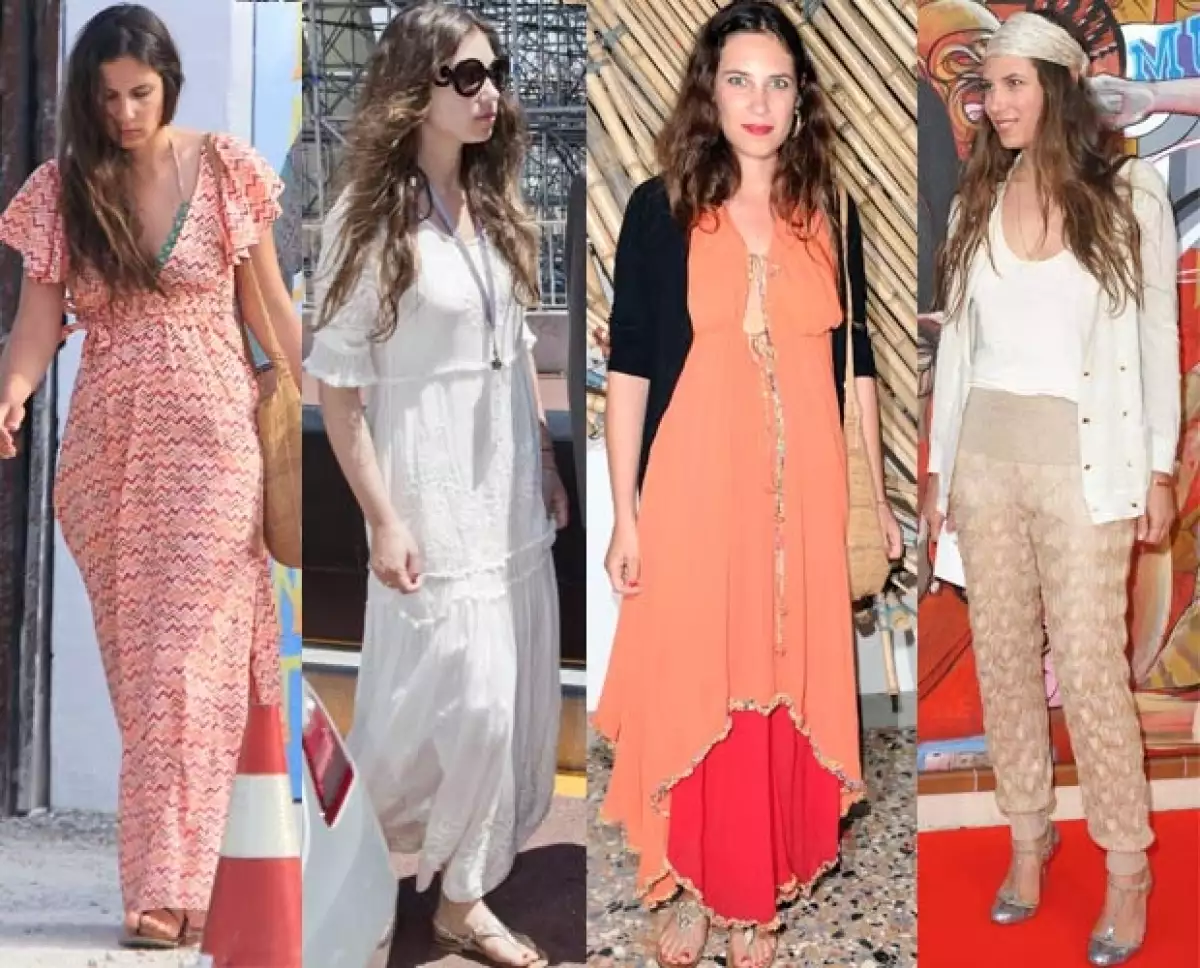 Tatiana tiene un estilo muy bohemio.