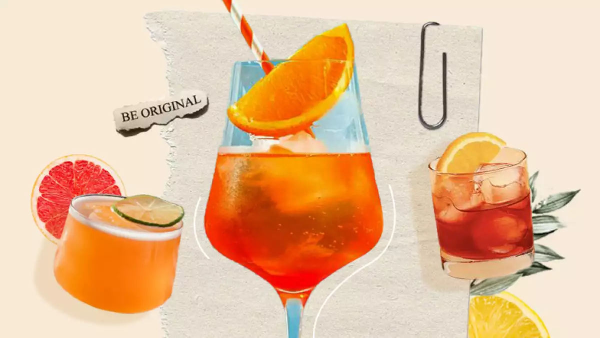 foto collage de tres bebidas preparadas con ginebra
