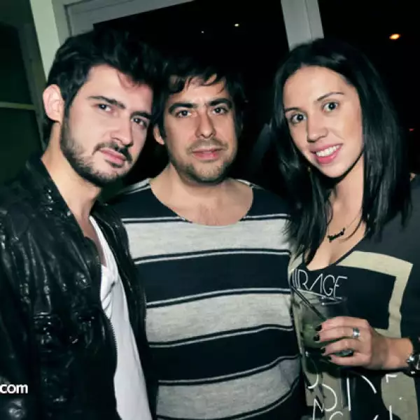 Javier García,Gerardo Amador y Roberta Lozano