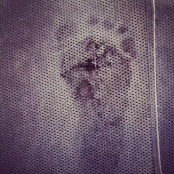 Con esta imagen de su piecito, el feliz papá Martín Fuentes anunció al mundo que su segunda hija había llegado al mundo.