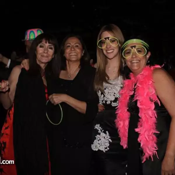 Mati de Montero,Isabel de Gandia,Paulina Montero y Anita Barrios de Montero