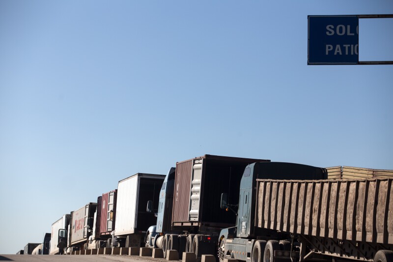 Un cruce transitado